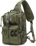 Lemubeane Mochila Táctica con Bandolera Militar Rover Bolso de Homb...