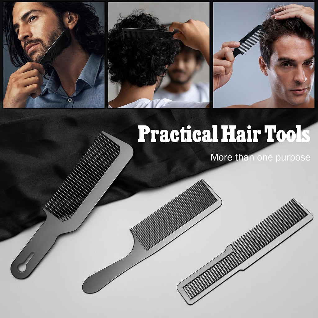 SALON SILK Peine de pelo para hombres y mujeres, set de 8 peines pr...