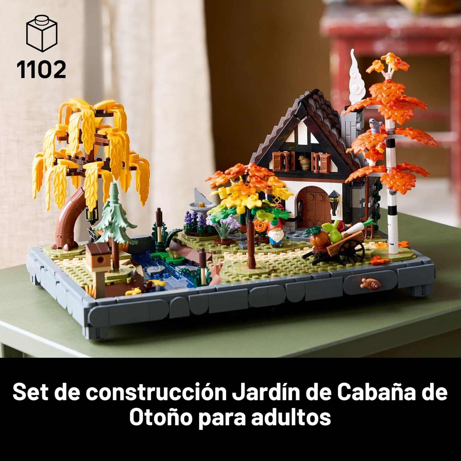 LEGO Icons 11372 - Juego de construcción de jardín para adultos, ma...