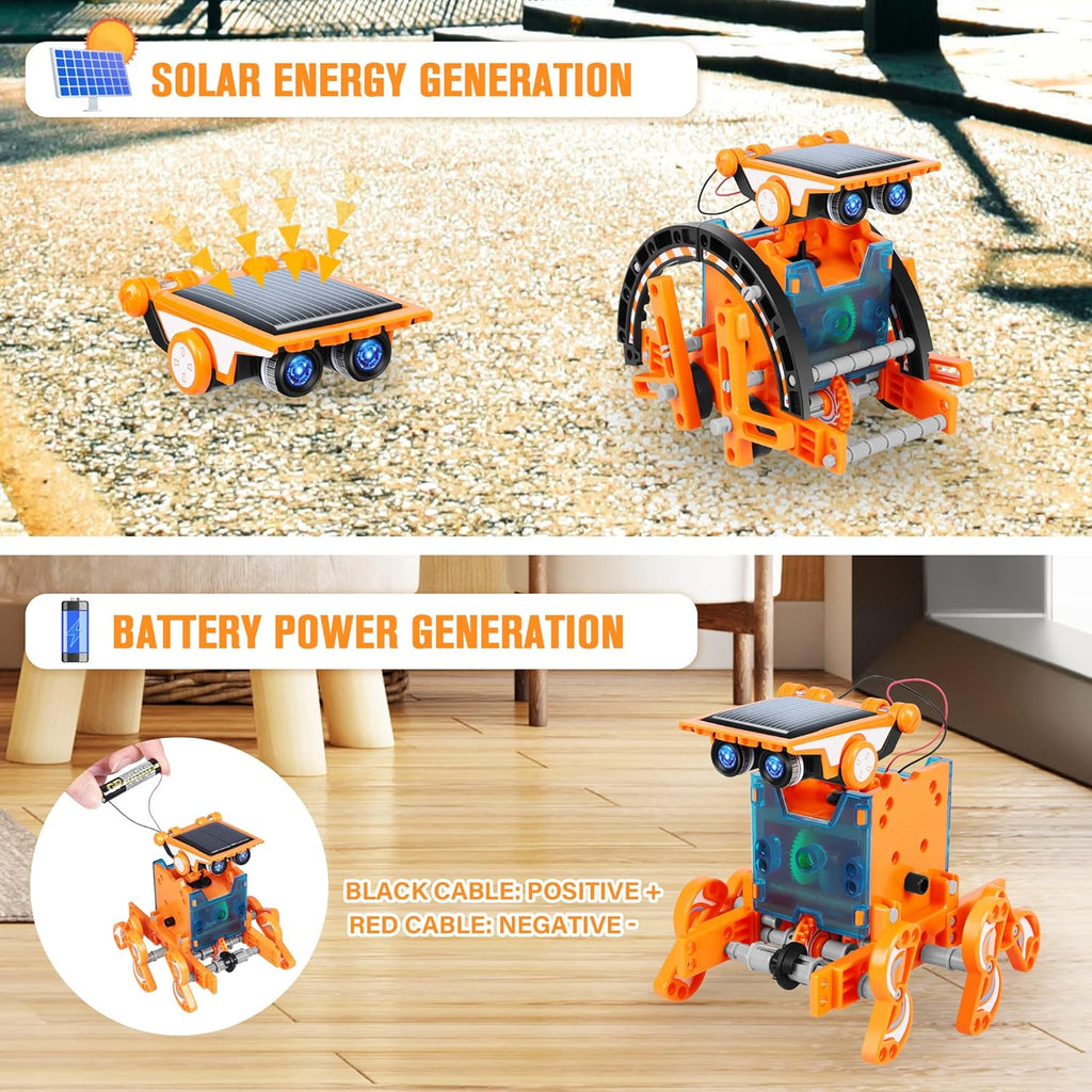Juguetes de Robot Solar Educativo STEM 13 en 1 para edades de 8 a 1...