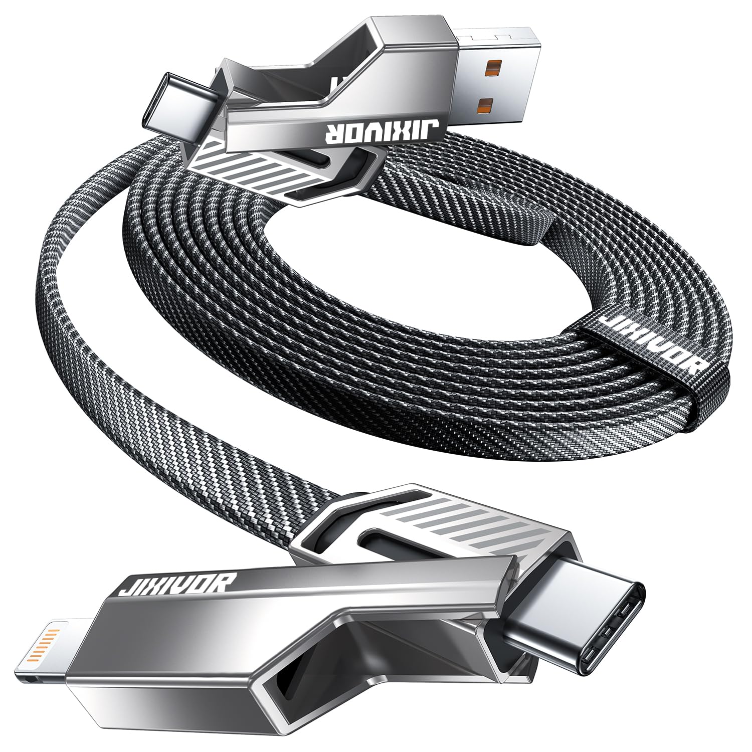 [Uno es suficiente] Compatible con cable USB C a Lightning 4 en 1,...