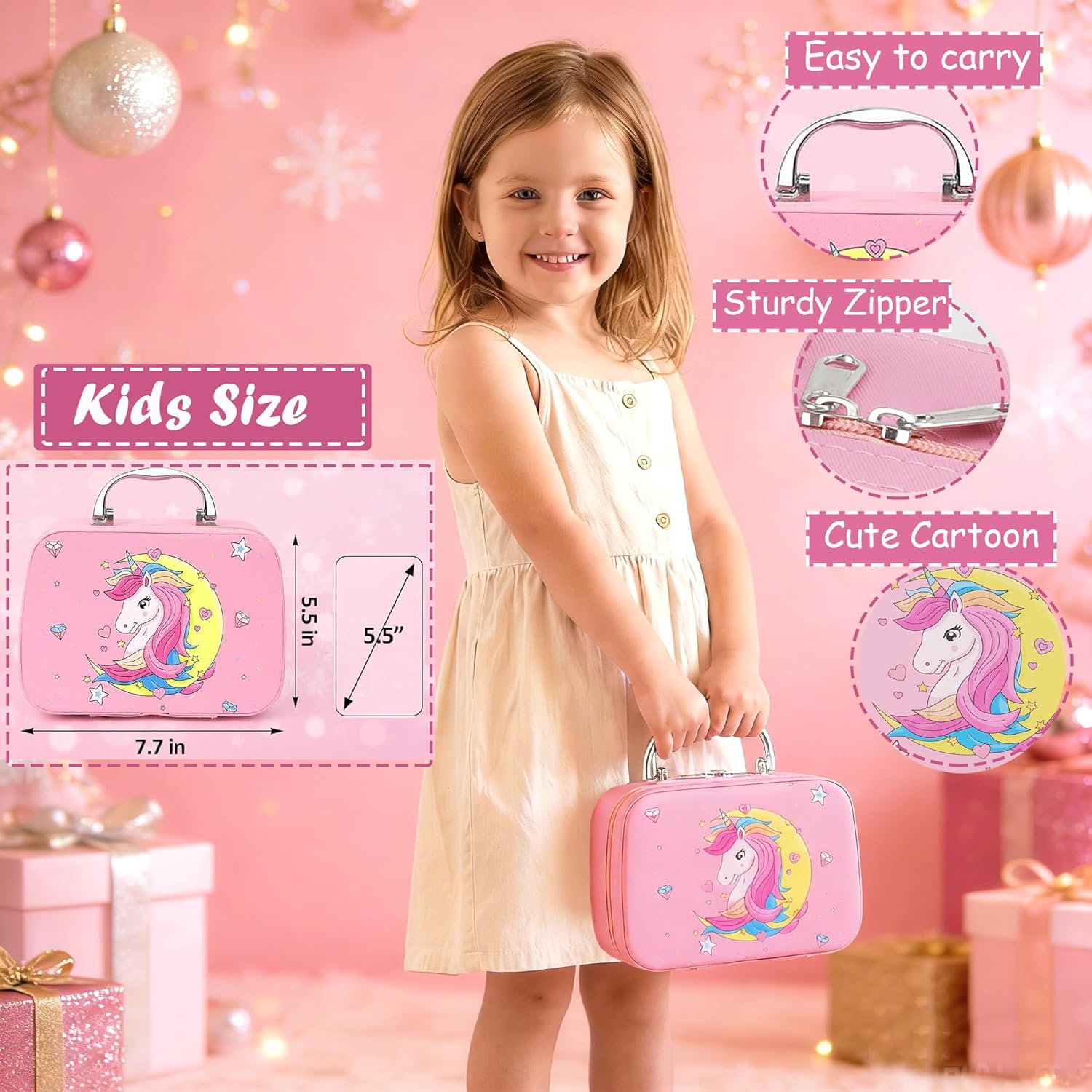 For Ideahome Juguetes de maquillaje lavables para niñas, juego de m...