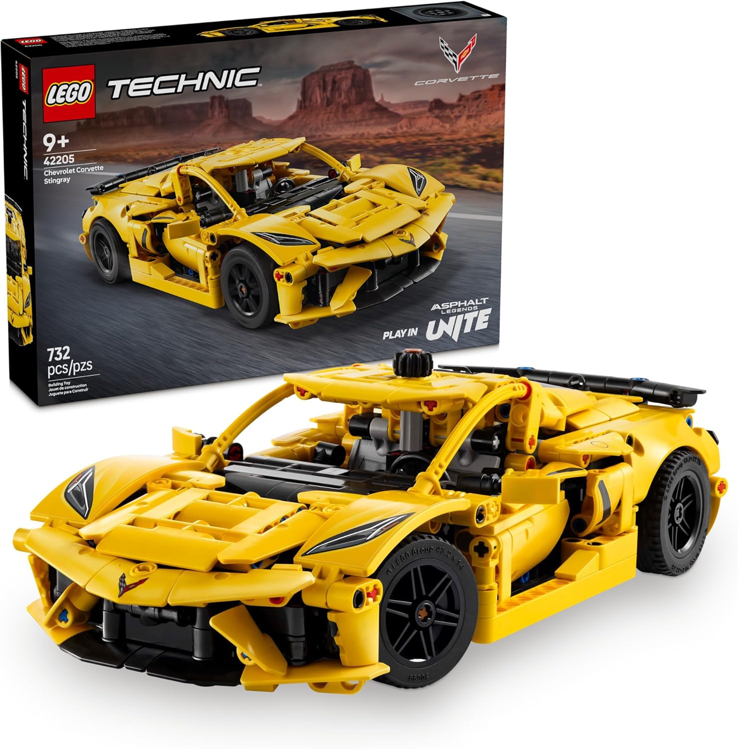 LEGO Technic Chevrolet Corvette Stingray - Juego de construcción de...