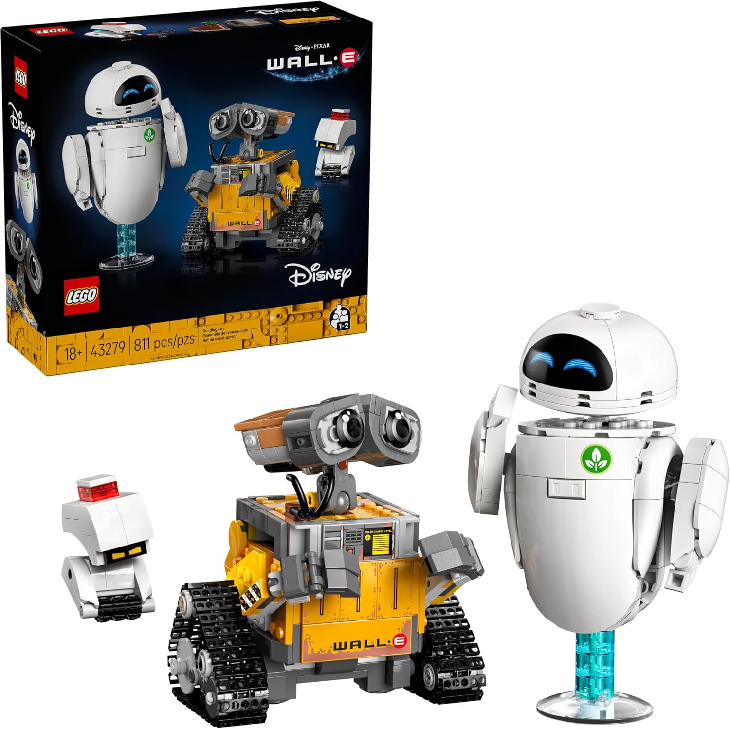 LEGO Disney &amp; Pixar Wall-E &amp; EVE - Juego de construcción pa...