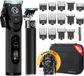 NOVAH Grooming - Cortapelo profesional para hombres, juego de corta...