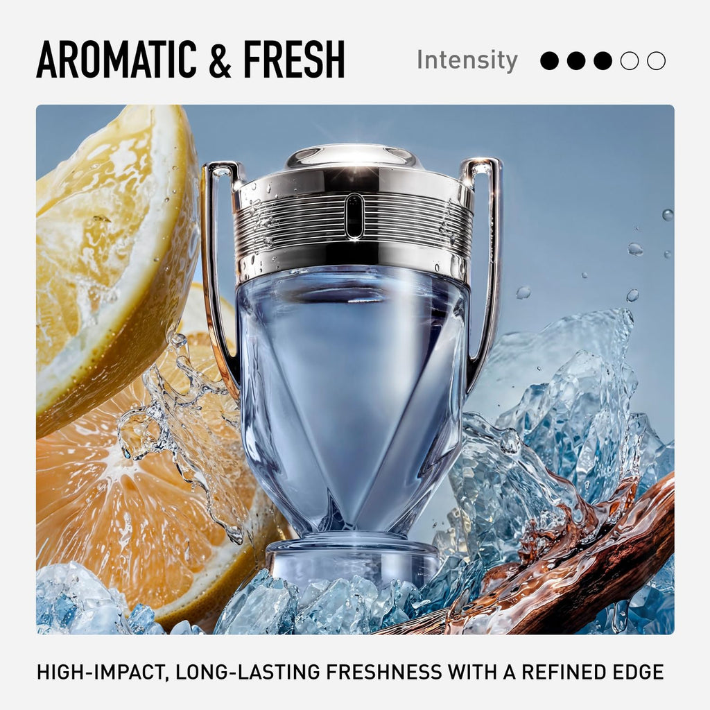 Rabanne Invictus Eau de Toilette - Colonia acuática amaderada de la...