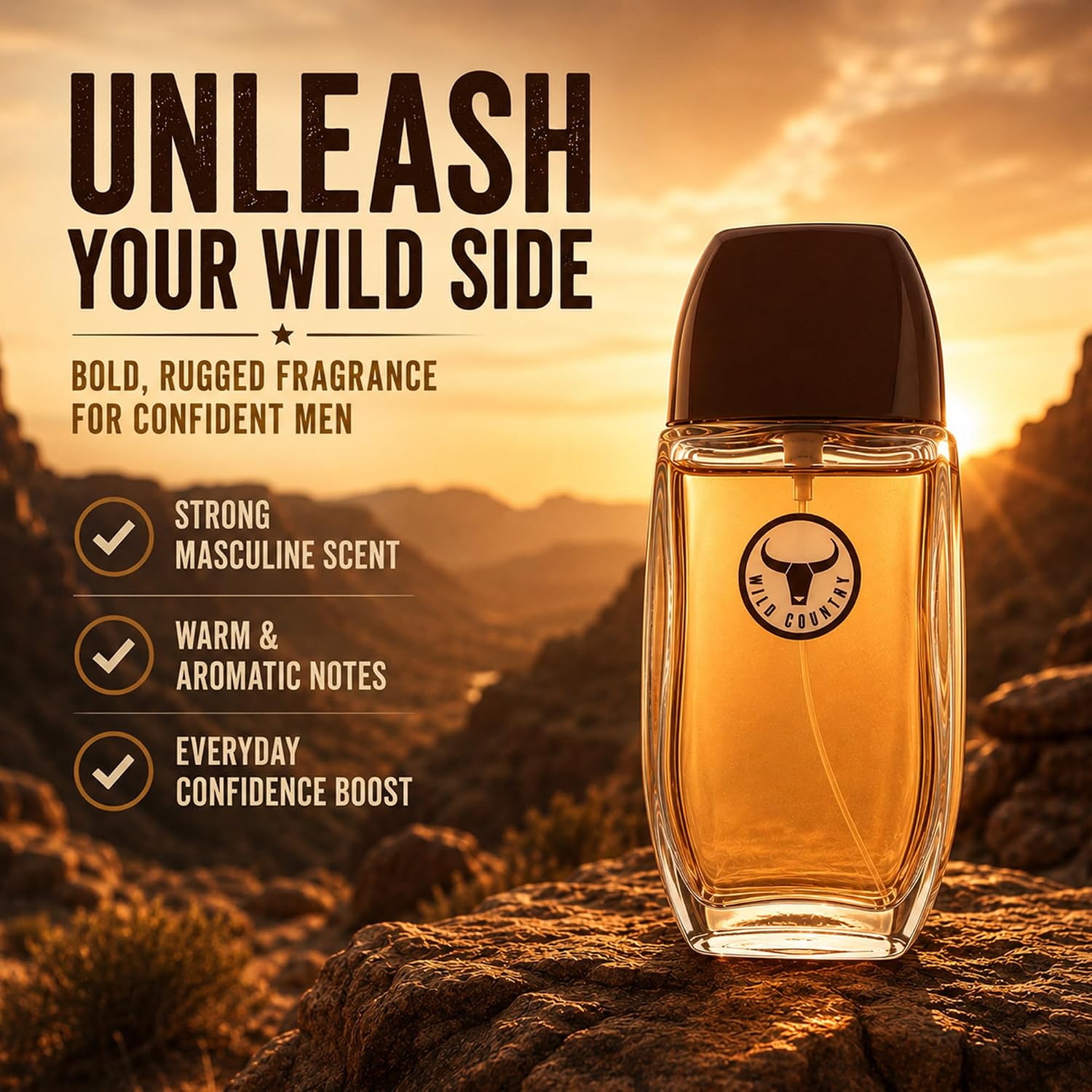 AVON Spray de colonia Wild Country para hombre