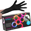 FRAMAR Guantes desechables negros grandes \u2013 Guantes sin látex...