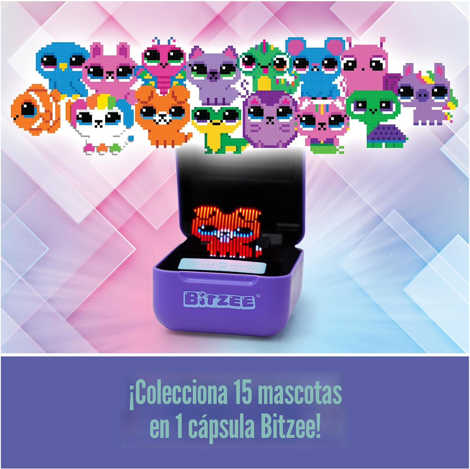 BITZEE, juguete interactivo mascota digital con 15 animales dentro,...