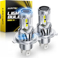 AUXITO Bombilla LED H4, bombillas 9003, 48000 lm, larga duración, v...