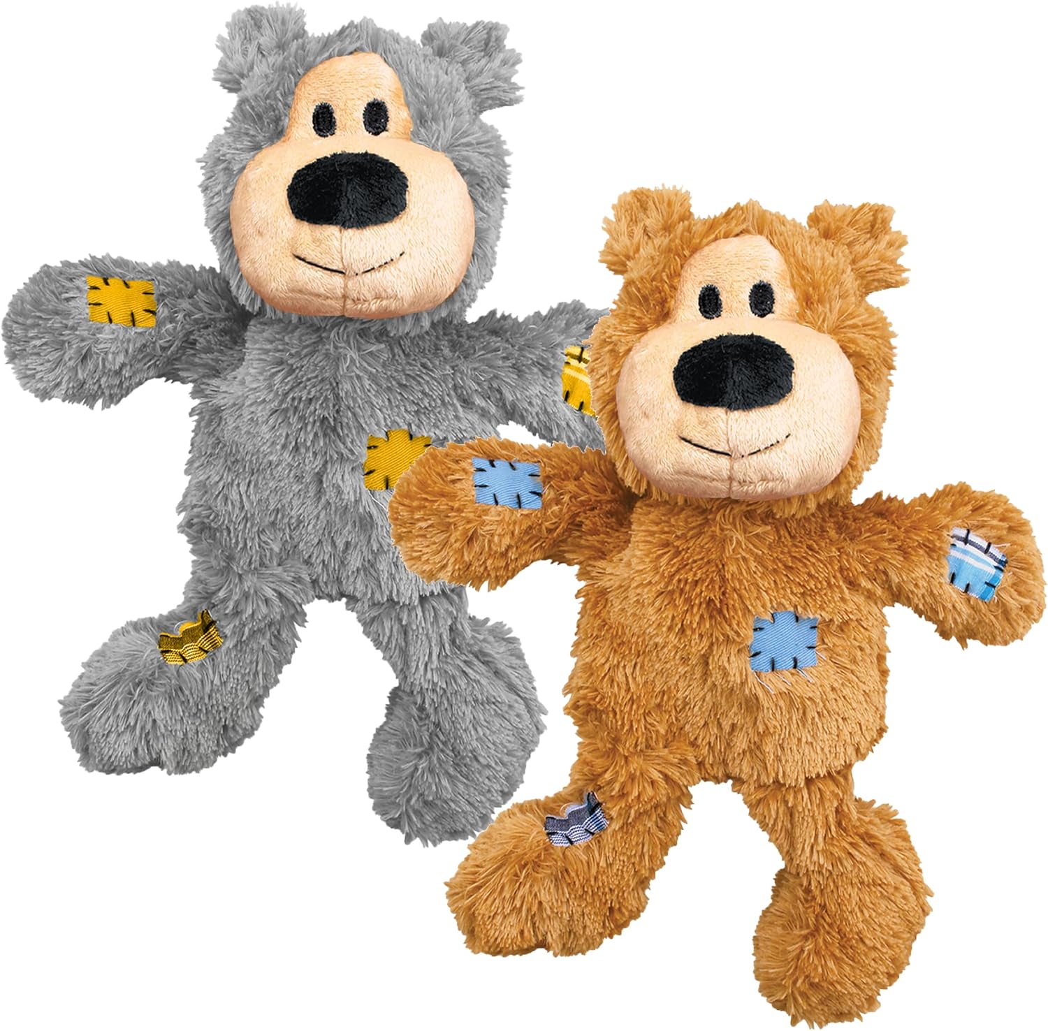 KONG Wild Knots Bears - Juguetes duraderos para perros con cuerdas...