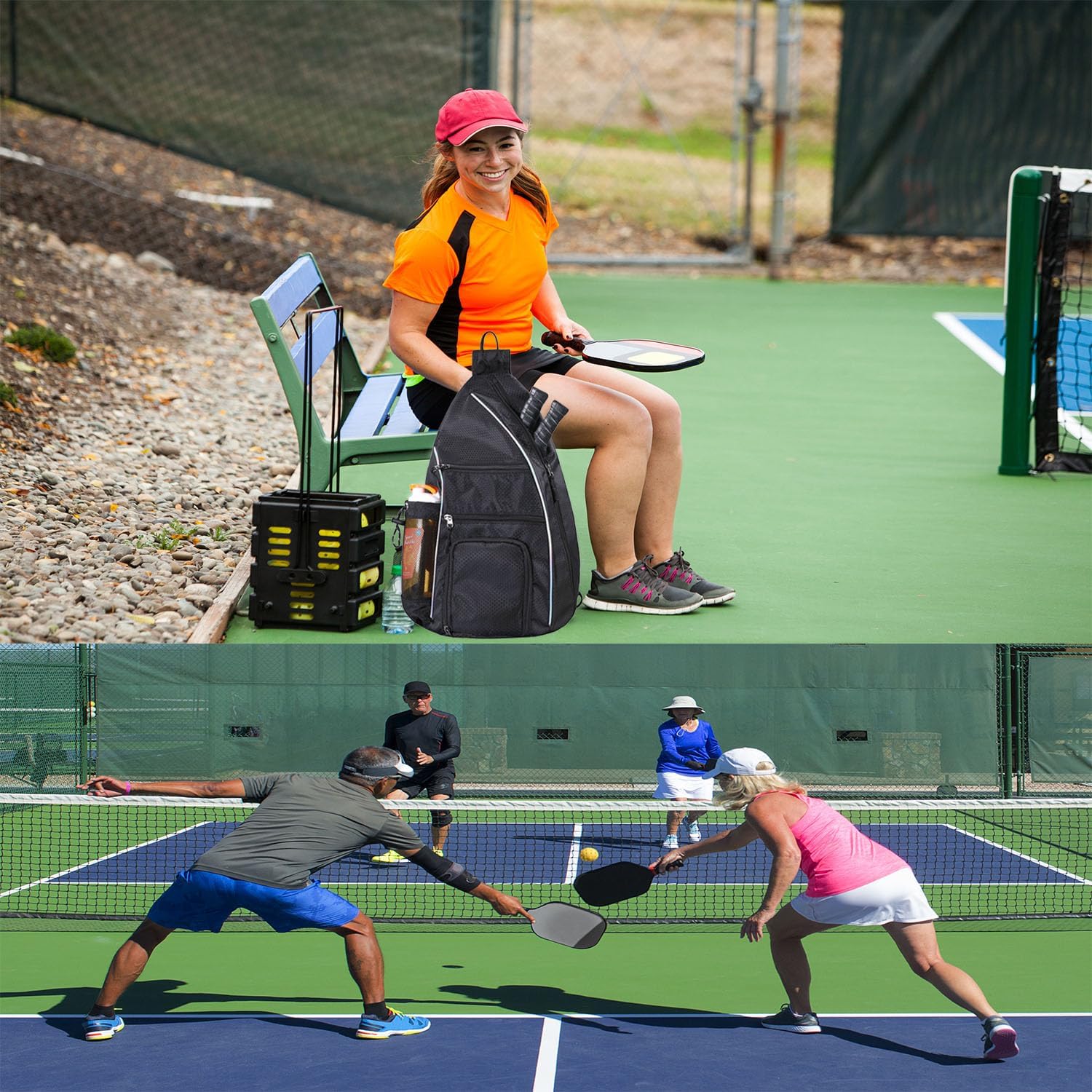 LLYWCM Bolsa de pickleball \u2013 Bolsas de pickleball para mujeres...