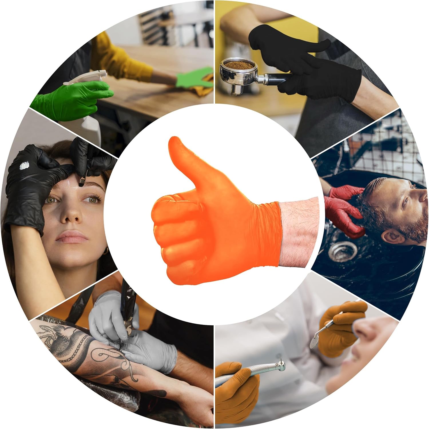 L3 Guantes de Nitrilo Nivel 3 - Guantes Desechables Profesionales d...