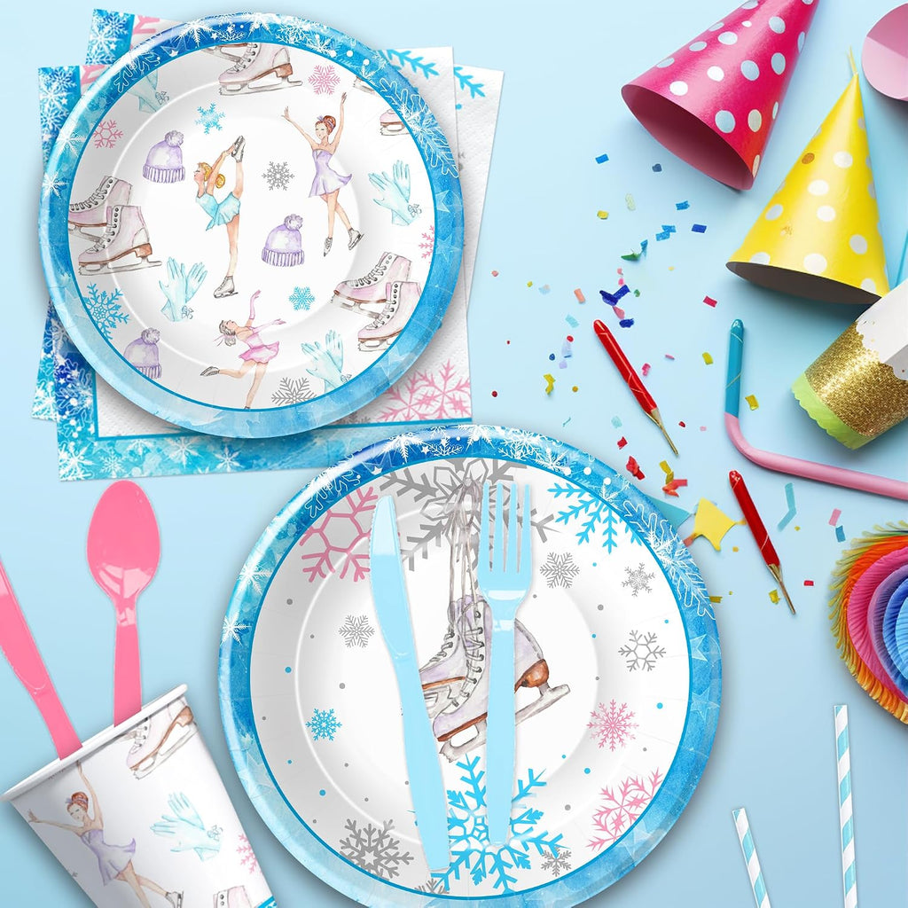 YJRJSC - Vajilla para decoración de fiesta de cumpleaños para niña,...