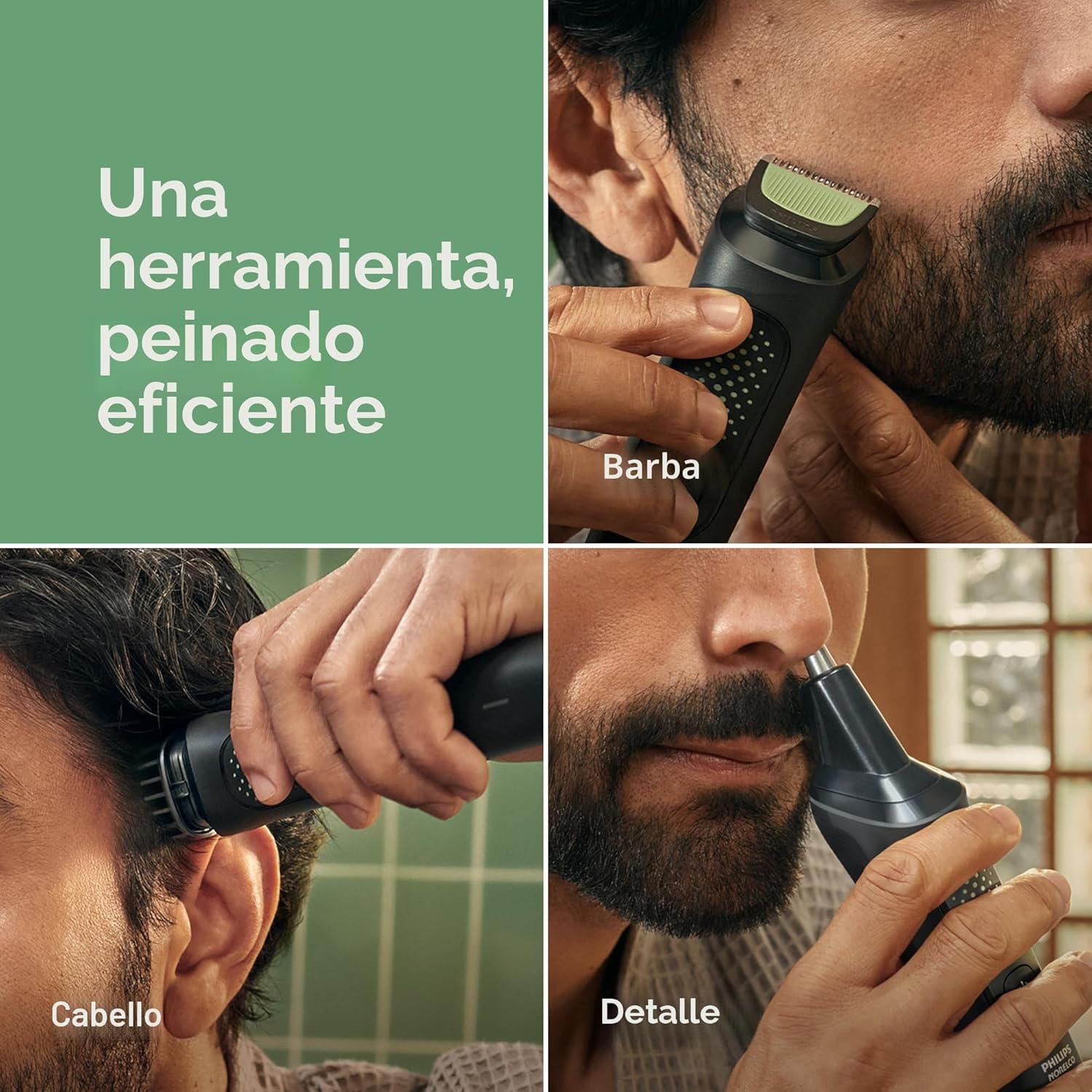 Philips Norelco All-in-One Serie 3000 13 en 1 Recortador, Estilista...
