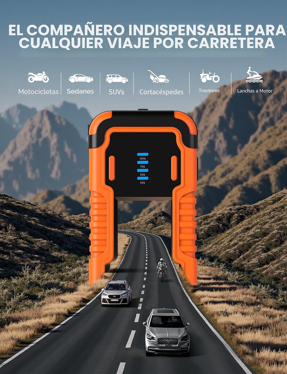AstroAI P10 Arrancador de Batería de Coche, Paquete de Batería de A...