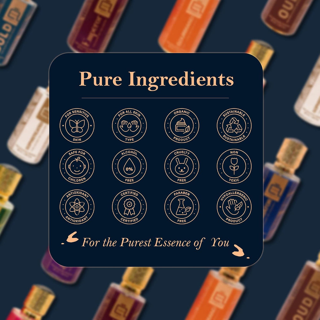 ARABIAN PERFUMES &amp; OILS Perfumes audaces sin alcohol para hombr...
