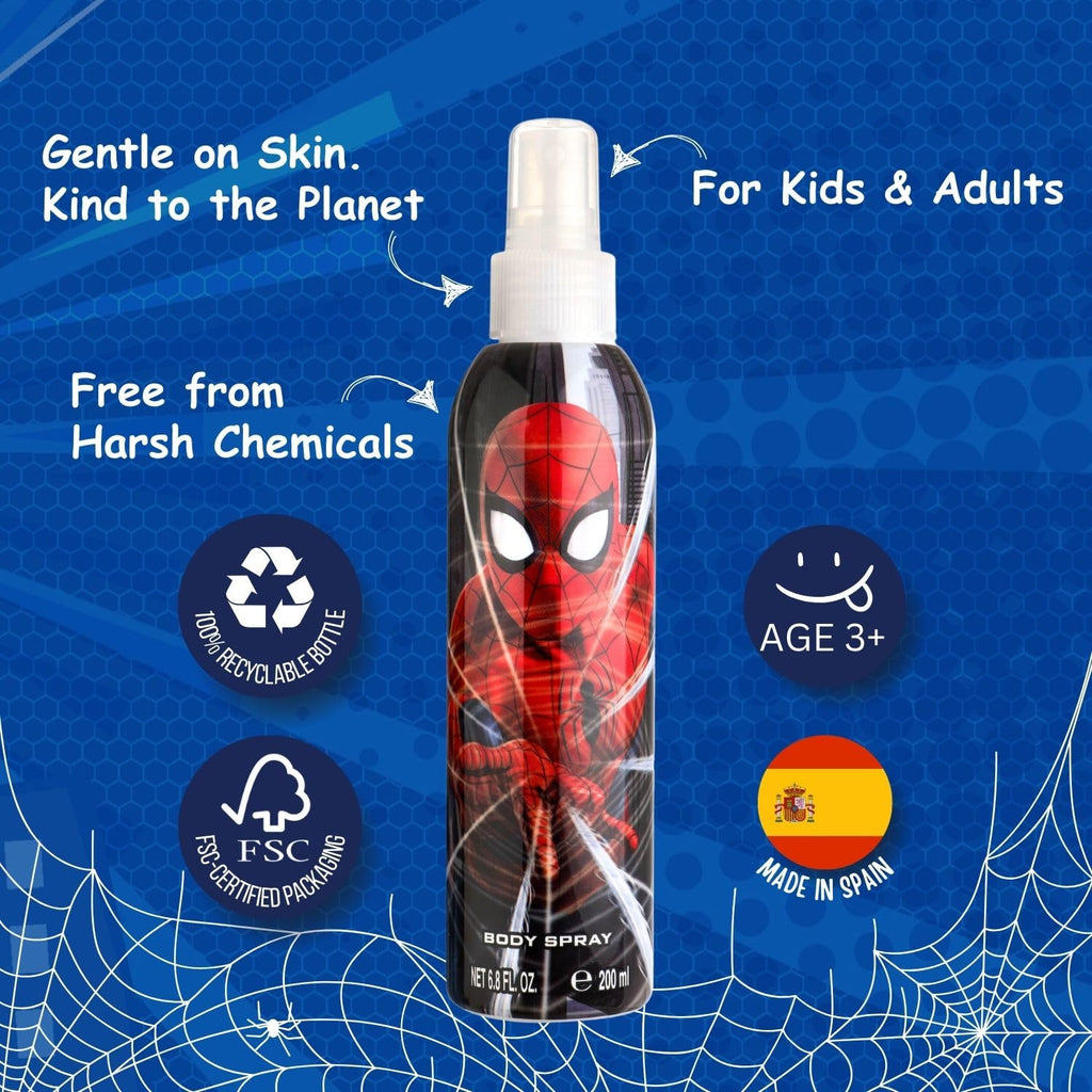 Marvel Spider-Man, Colonia Fresca para Niños, Rojo\/Blanco\/Azul\/N...