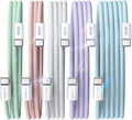 LISEN Cable USB C, Paquete de 5 [3.3\/3.3\/6.6\/6.6\/10 PIES] Cable...