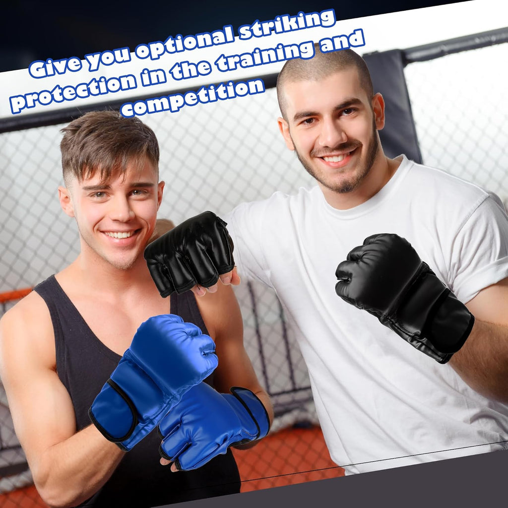 3 pares de guantes de boxeo para adultos, guantes de kickboxing, si...