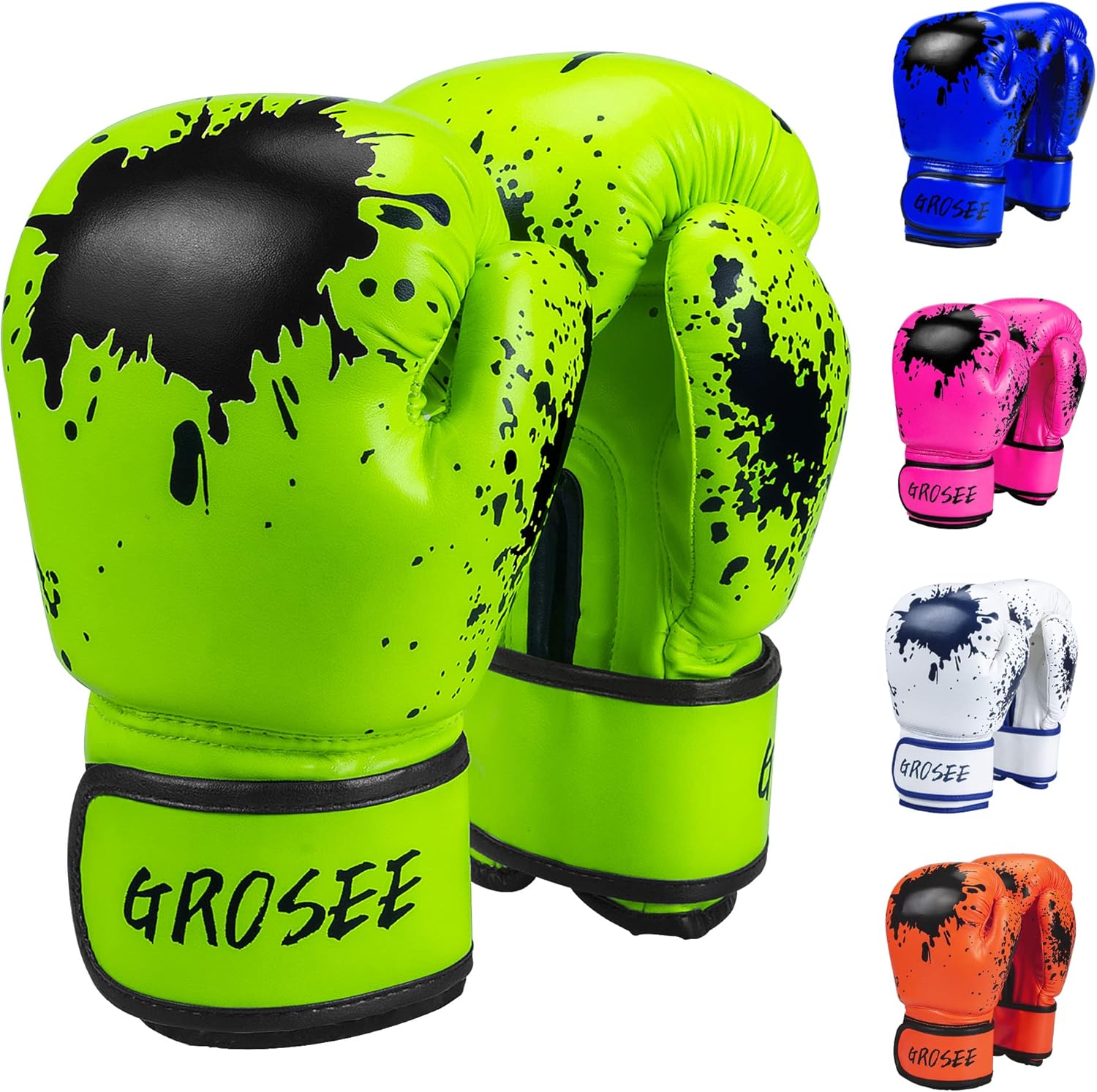 Guante de boxeo para niños, 6 onzas, 8 onzas, guantes de entrenamie...
