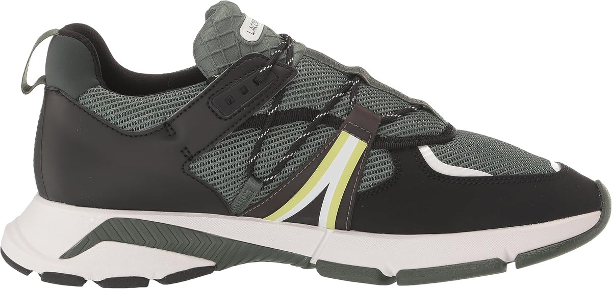 Lacoste Tenis texturizados L003 0722 1 SMA para hombre, color negro