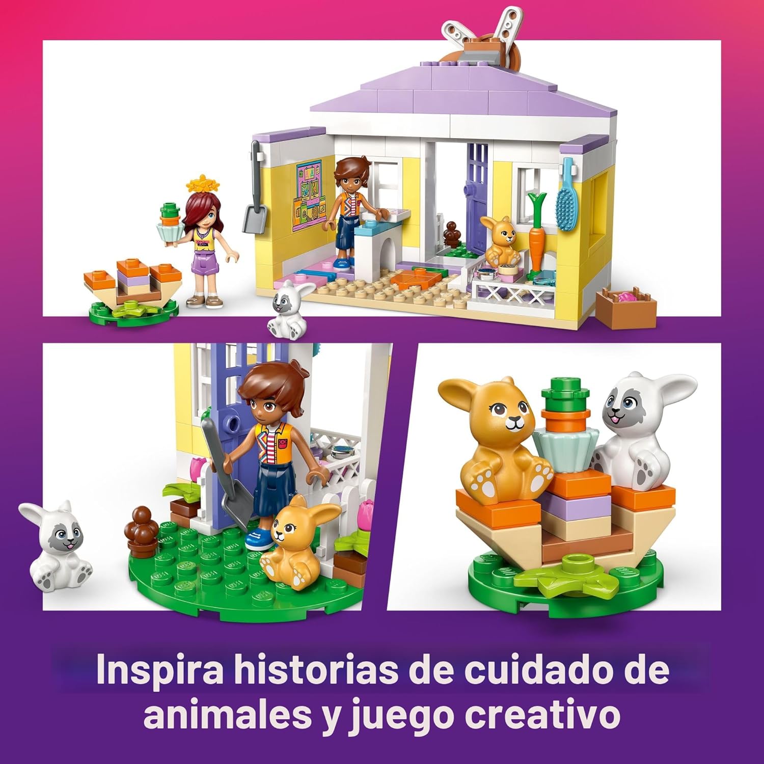 LEGO Friends Heartlake City Bunny - Juguete de construcción de hote...