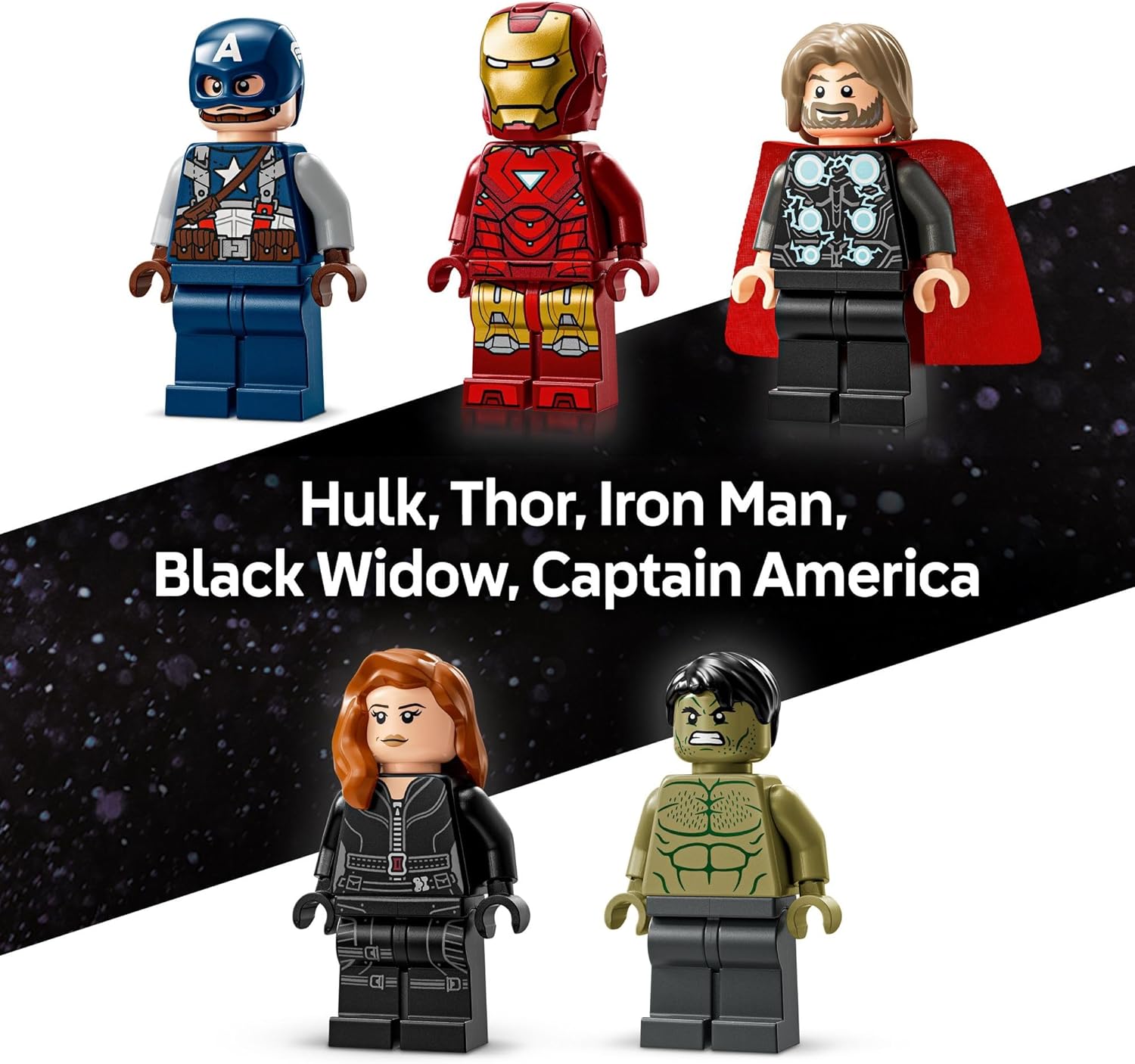 LEGO Marvel: Marvel - Juguete de construcción con logotipo y minifi...