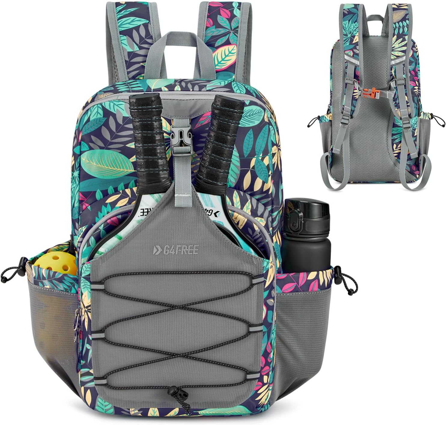 G4Free Bolsa de pickleball para mujeres y hombres, bolsa de pádel p...