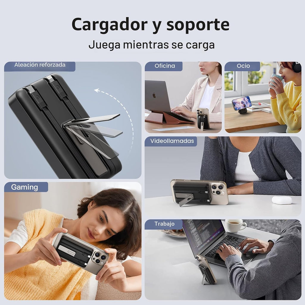 Tryetas Banco de energía inalámbrico magnético 2026, cargador portá...