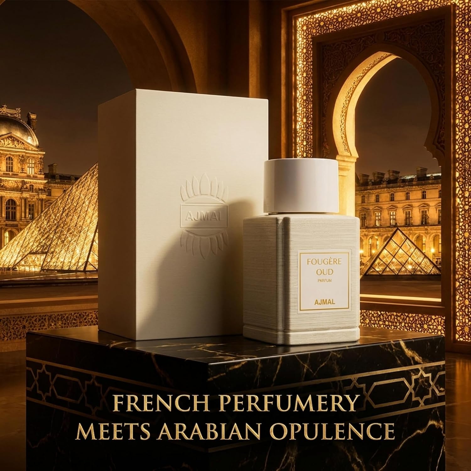 Ajmal Oud Marquis Fougère Oud Eau de Parfum Unisex, 3.4 fl oz | Fou...