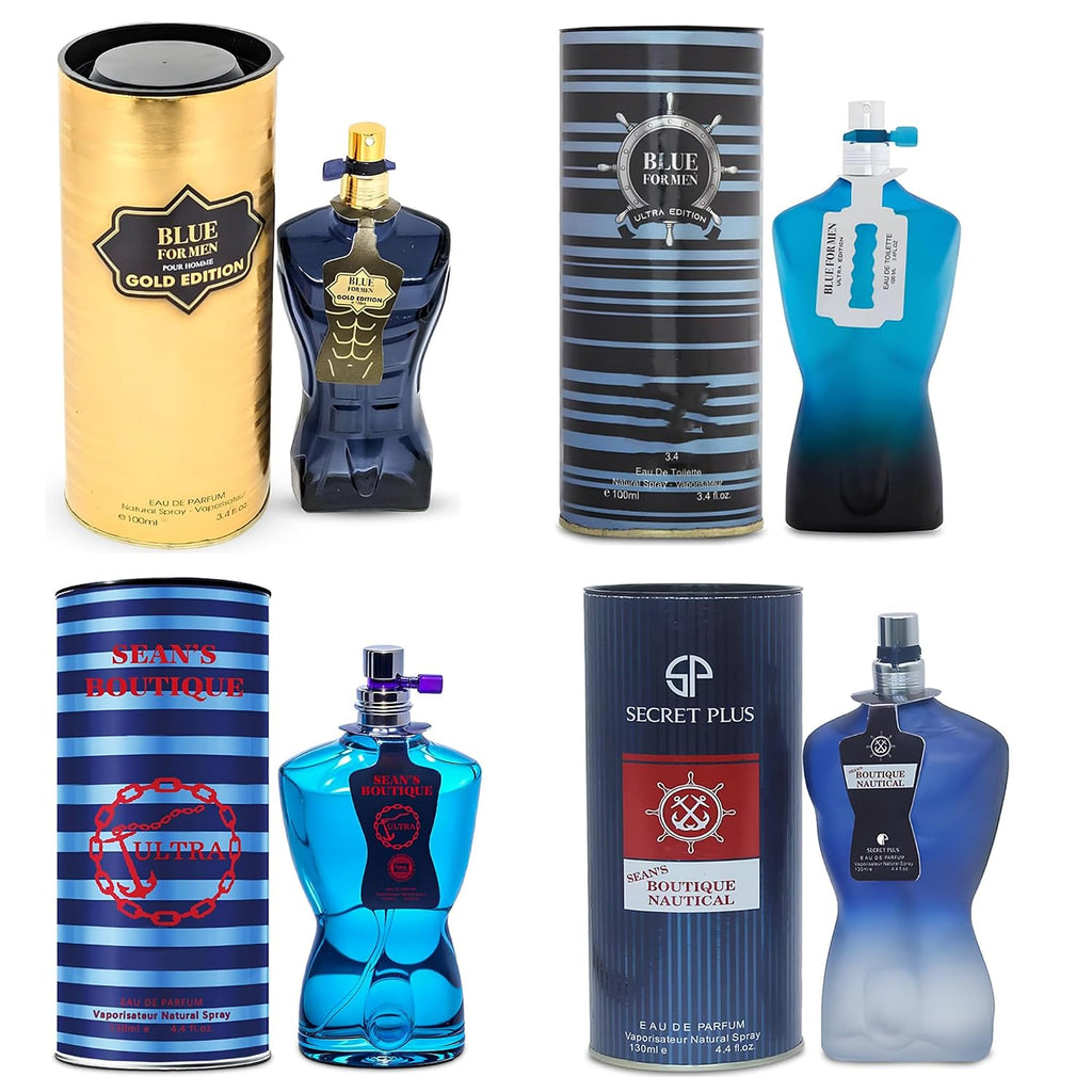 A CENTER Colonia para Hombres Juego de 4 Piezas Combo Aroma Incluye...