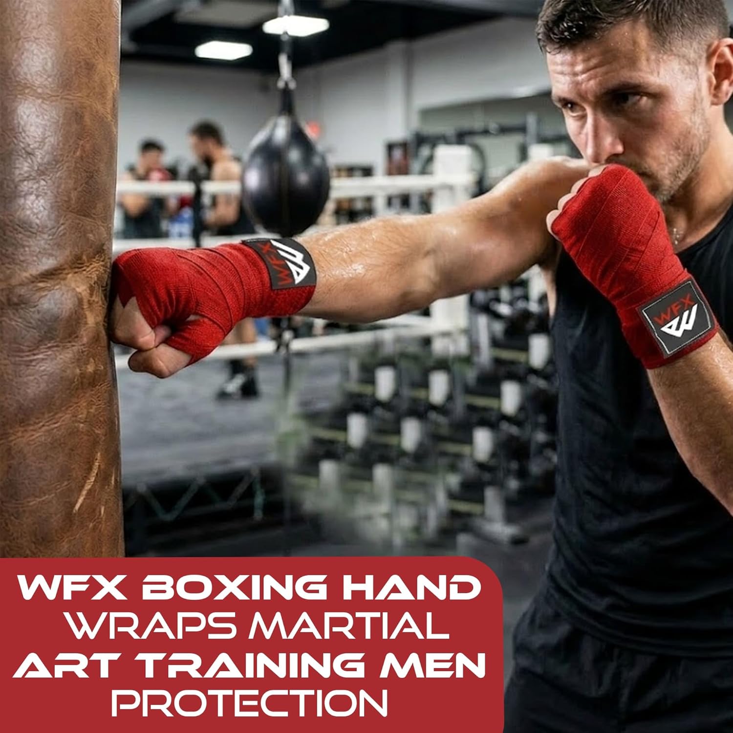 WFX Vendas de mano de boxeo 3.5 14.8 ft vendajes de artes marciales...