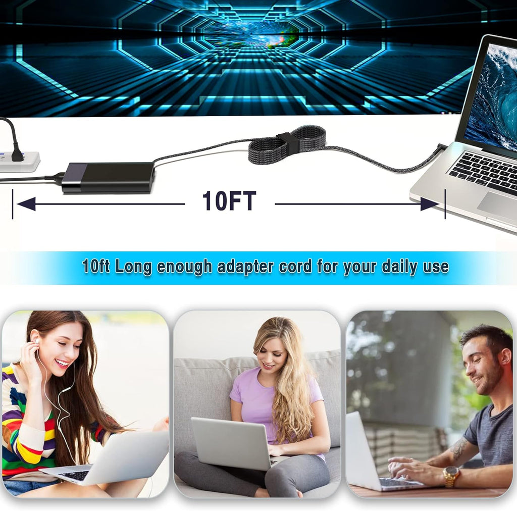 WZXHU Cargador de portátil de 200 W compatible con HP Pavilion Gami...