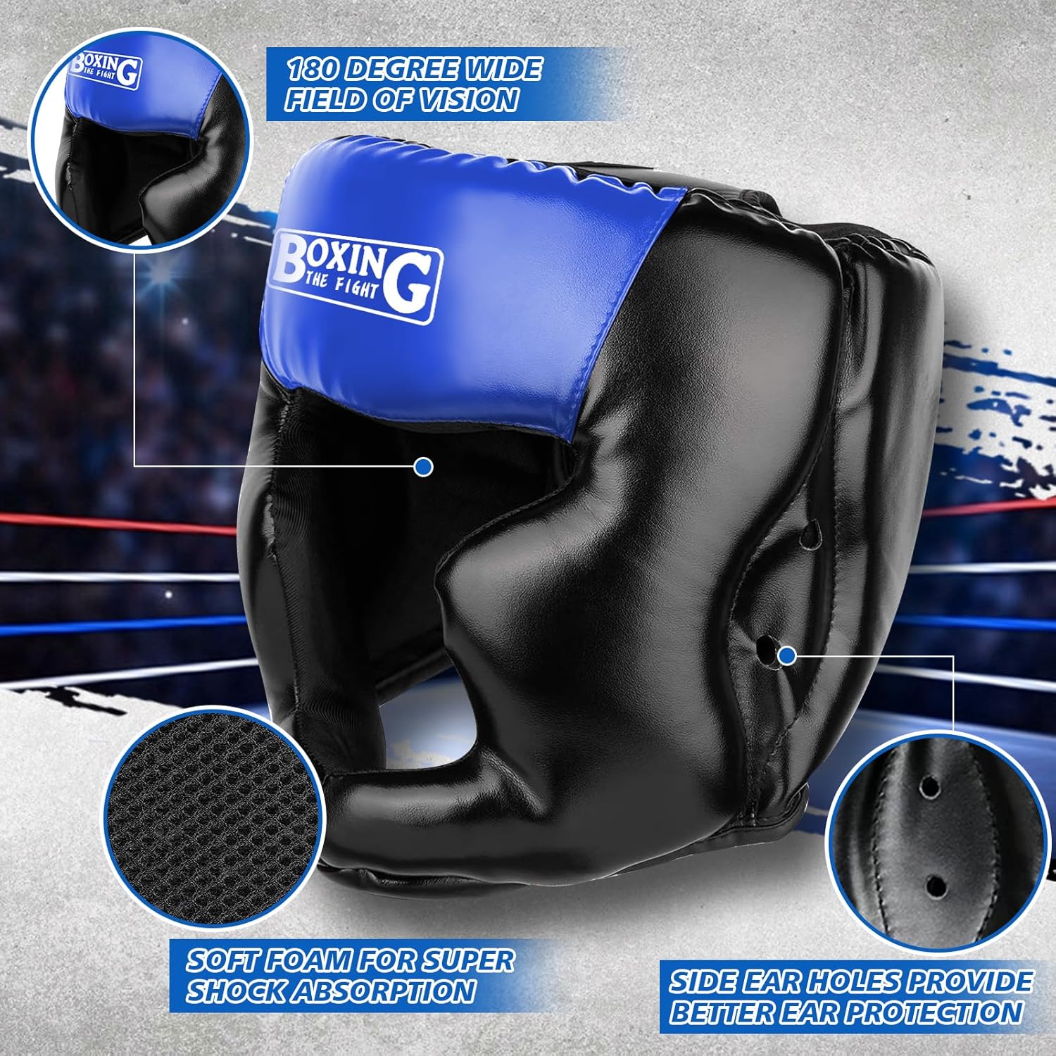 YORWHIN Protector de cabeza de combate con guantes - Casco de segur...