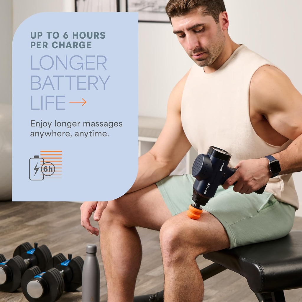 LifePro Pistola de masaje - Masajeador muscular de percusión para a...