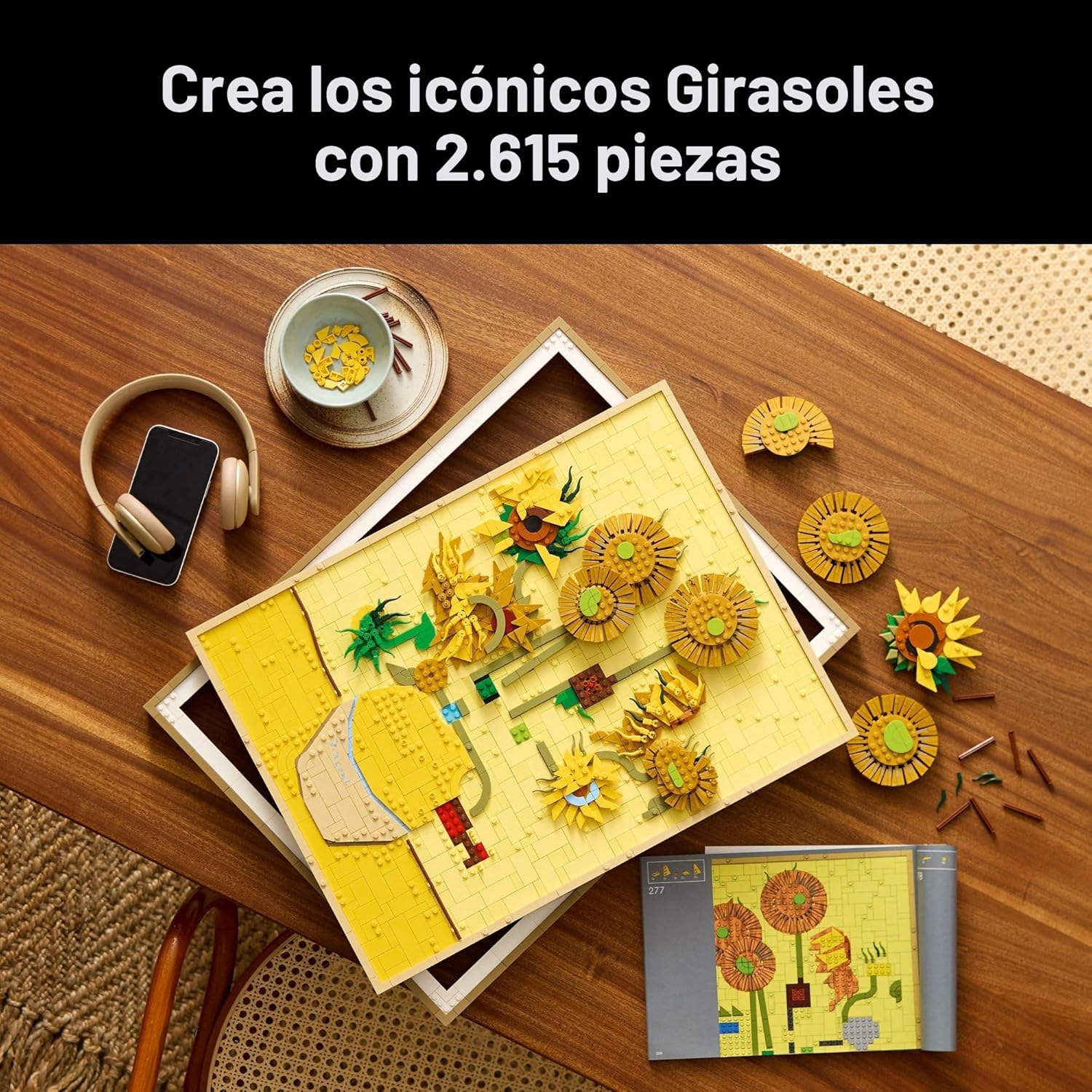 LEGO Art Vincent Van Gogh \u2013 Set de Construcción de Girasoles p...
