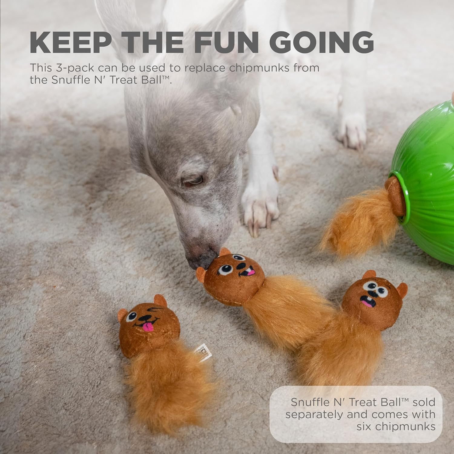 Outward Hound Nina Ottosson - Juguetes de mapaches de peluche de re...