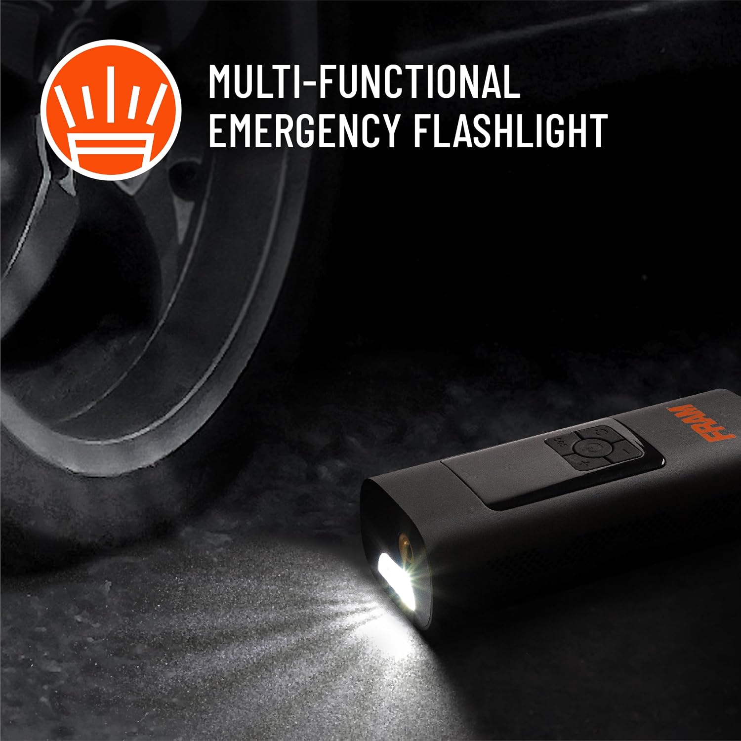 FRAM FEK40002 Inflador de neumáticos de emergencia portátil con bat...