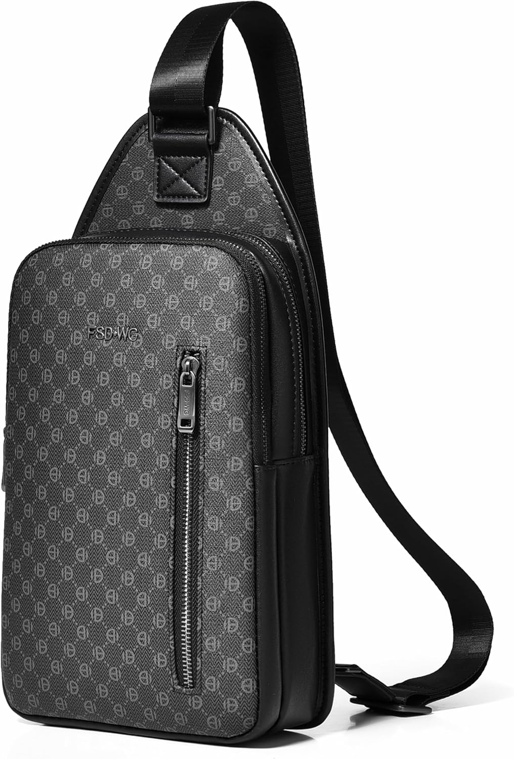 FSD WG - Mochila de bandolera para hombres - Bolso para el pecho, b...