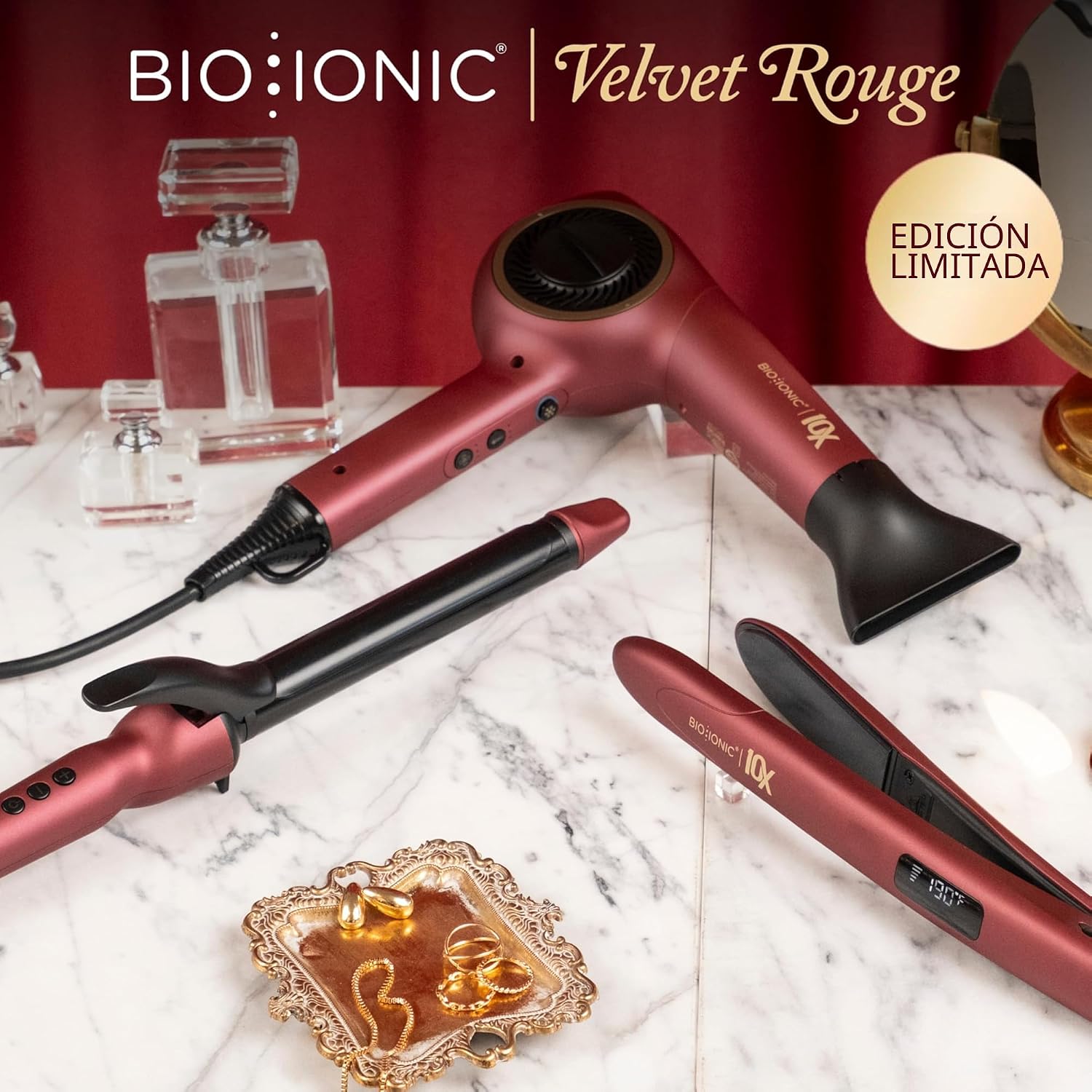 Bio Ionic Rizador de Cilindro Largo, Rizador de Pelo con Tecnología...