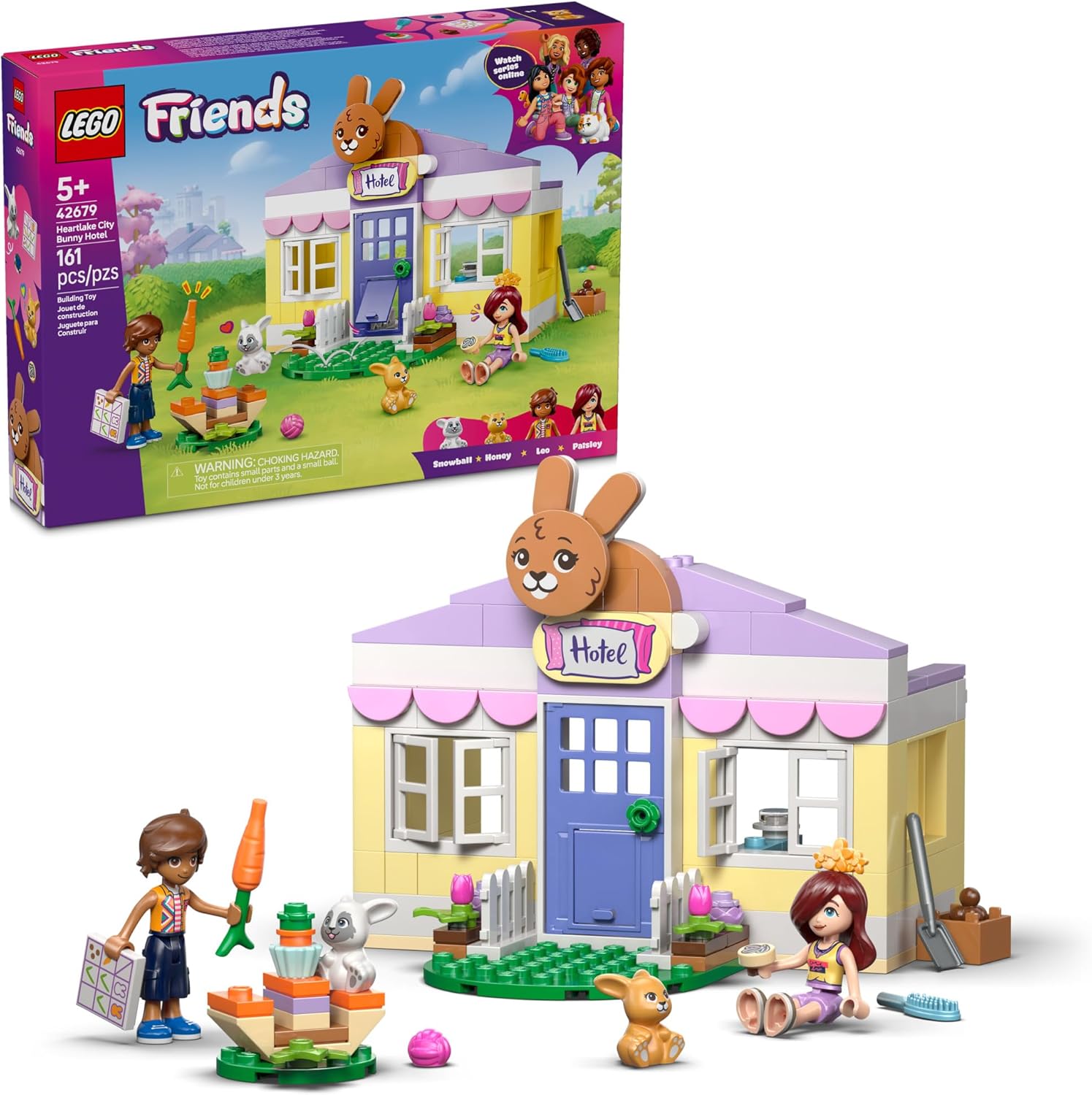 LEGO Friends Heartlake City Bunny - Juguete de construcción de hote...
