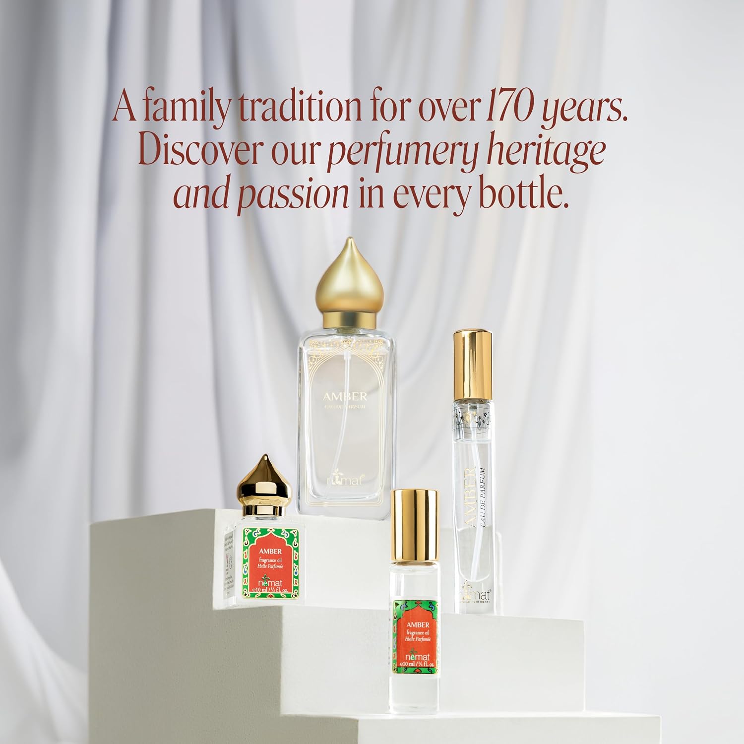 Nemat International Aceite de perfume ámbar Roll-On \u2013 Perfume...