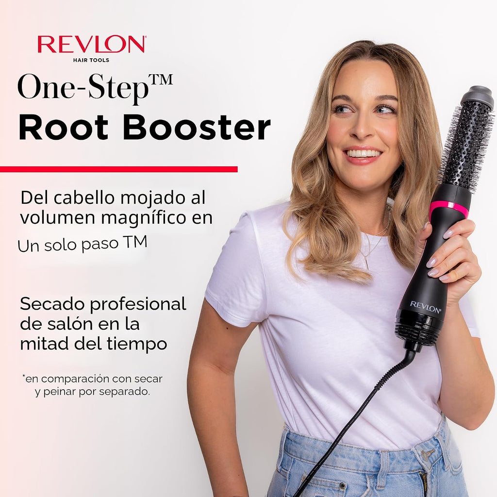 REVLONSecador de cepillo redondo de un paso 1-1 \/ 2 "de una et...