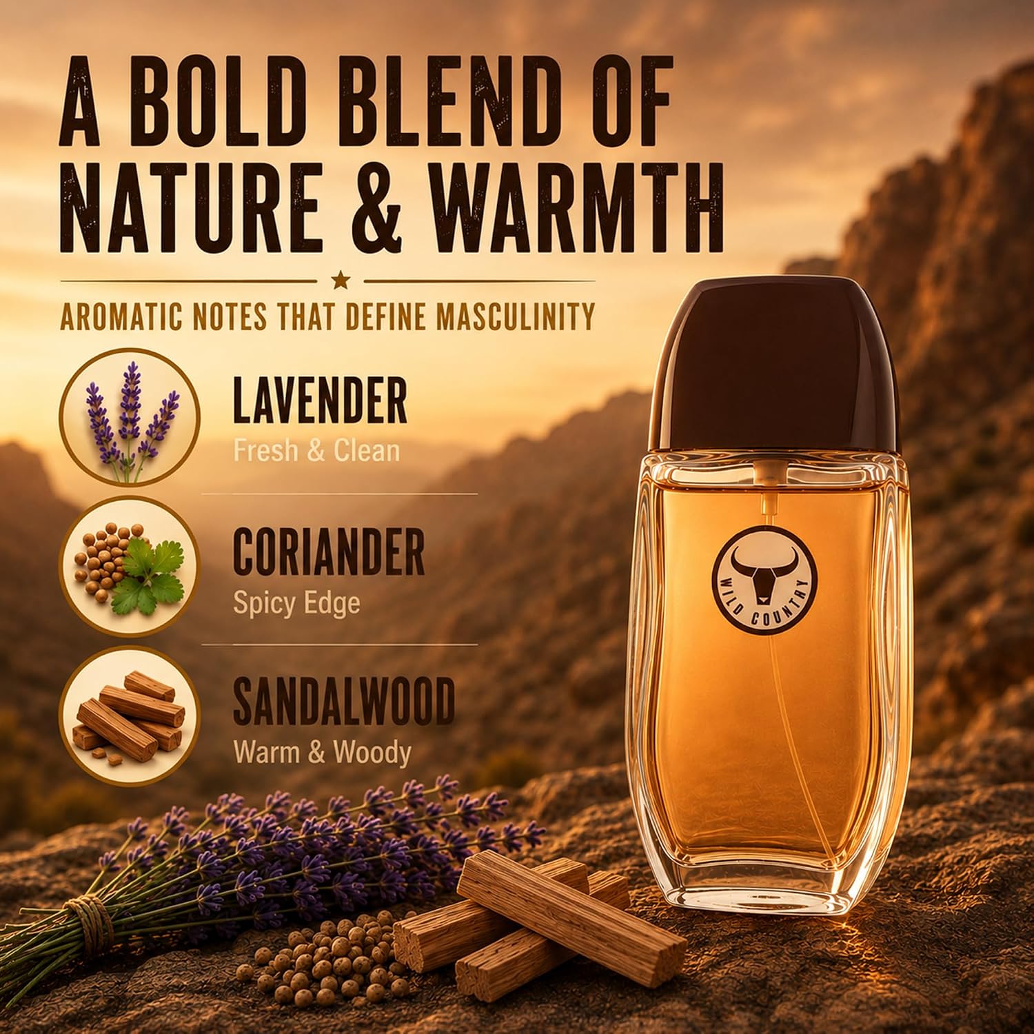 AVON Spray de colonia Wild Country para hombre