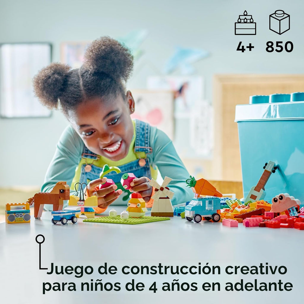LEGO Bloques de construcción clásicos y vibrantes de caja de ladril...