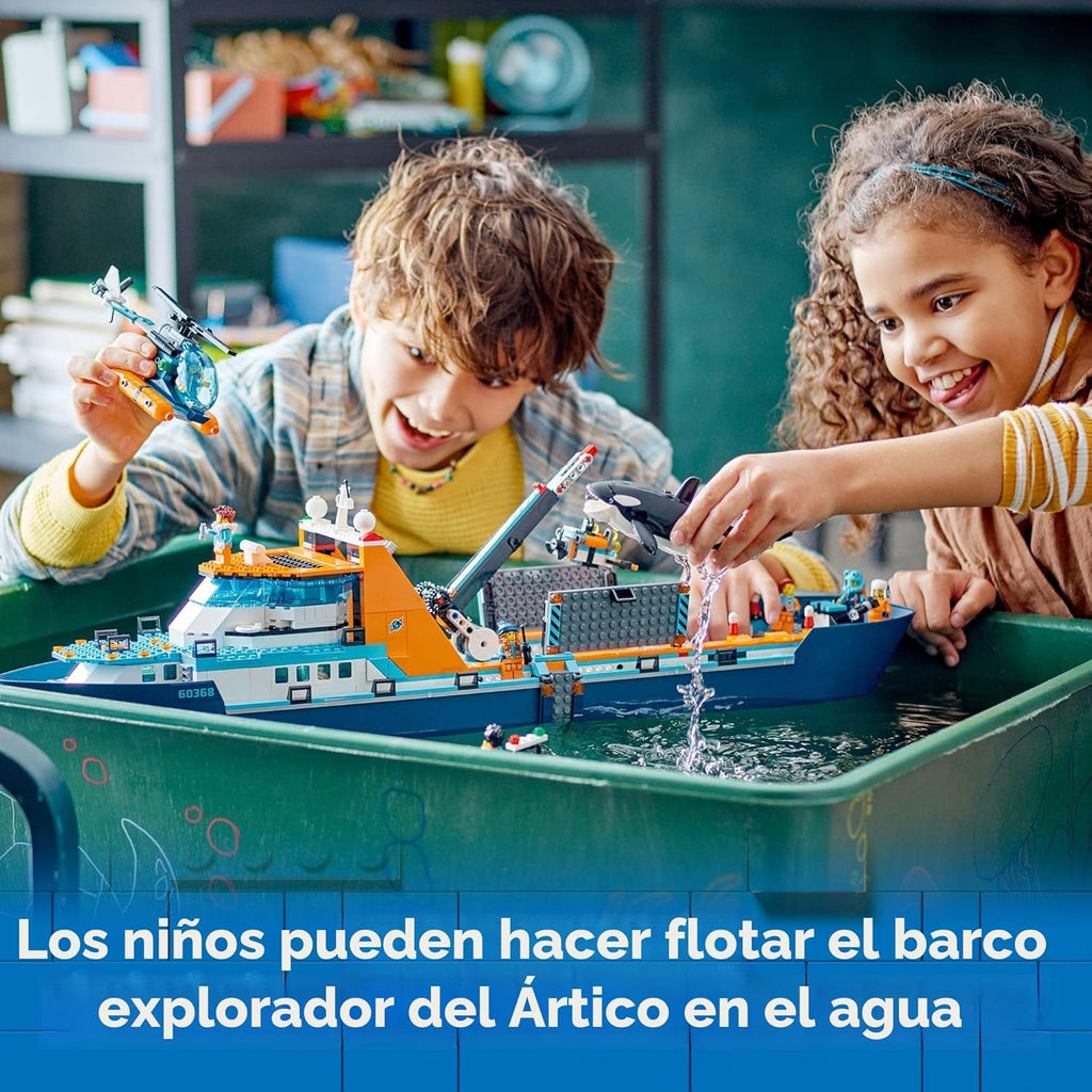 LEGO City Arctic Explorer Ship 60368 - Juego de juguetes de constru...