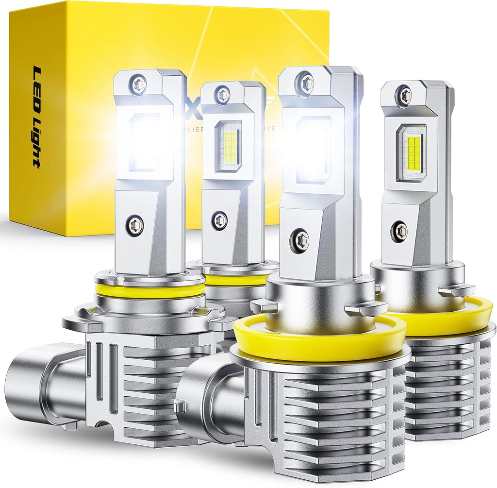 AUXITO Bombillas LED H11 9005, bombillas 900% más brillantes HB3 H8...