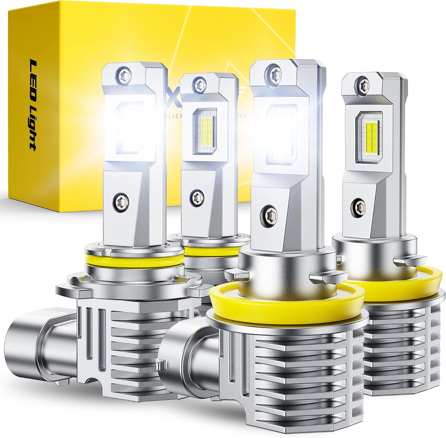 AUXITO Bombillas LED H11 9005, bombillas 900% más brillantes HB3 H8...