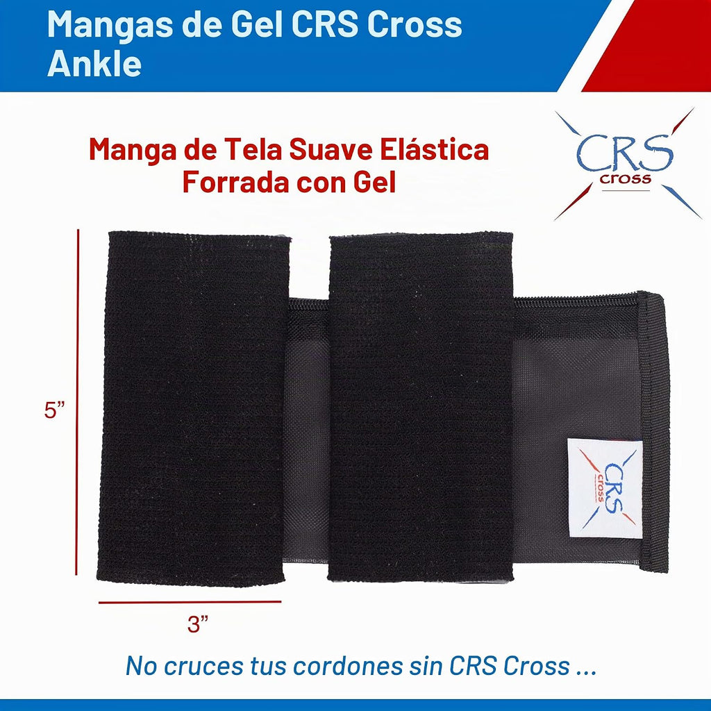 CRS Cross Mangas de gel para tobillo. Un par de calcetines acolchad...